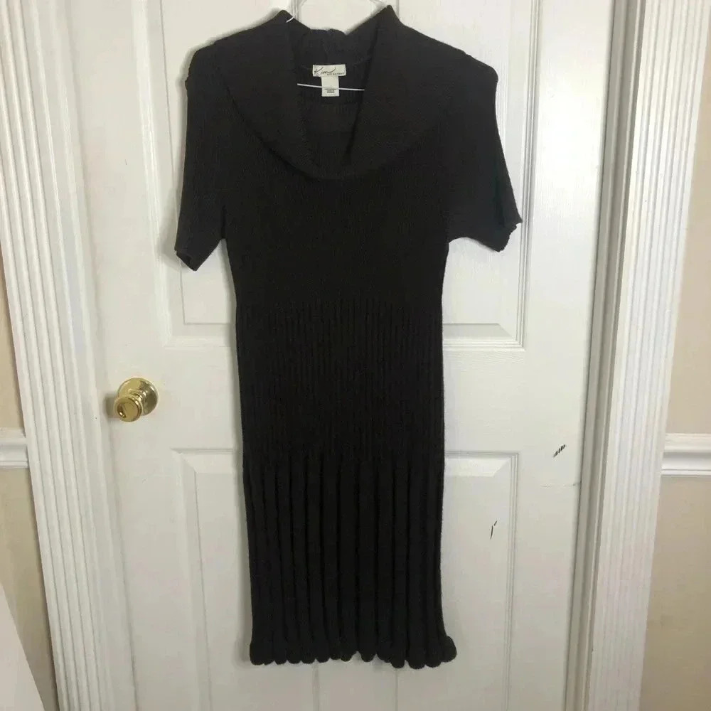 Kim Rogers sweater dress/ brown sz m